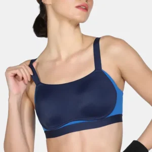 Zelocity High Impact Quick Dry Sports Bra - Naval Academy