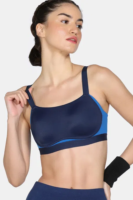 Zelocity High Impact Quick Dry Sports Bra – Naval Academy